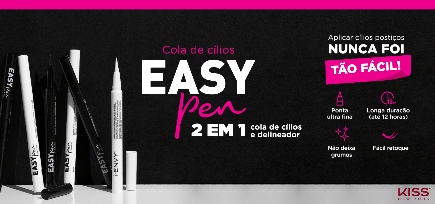 i-Envy By Kiss NY Kiss New York Cola para Cílios postiços Easy Pen