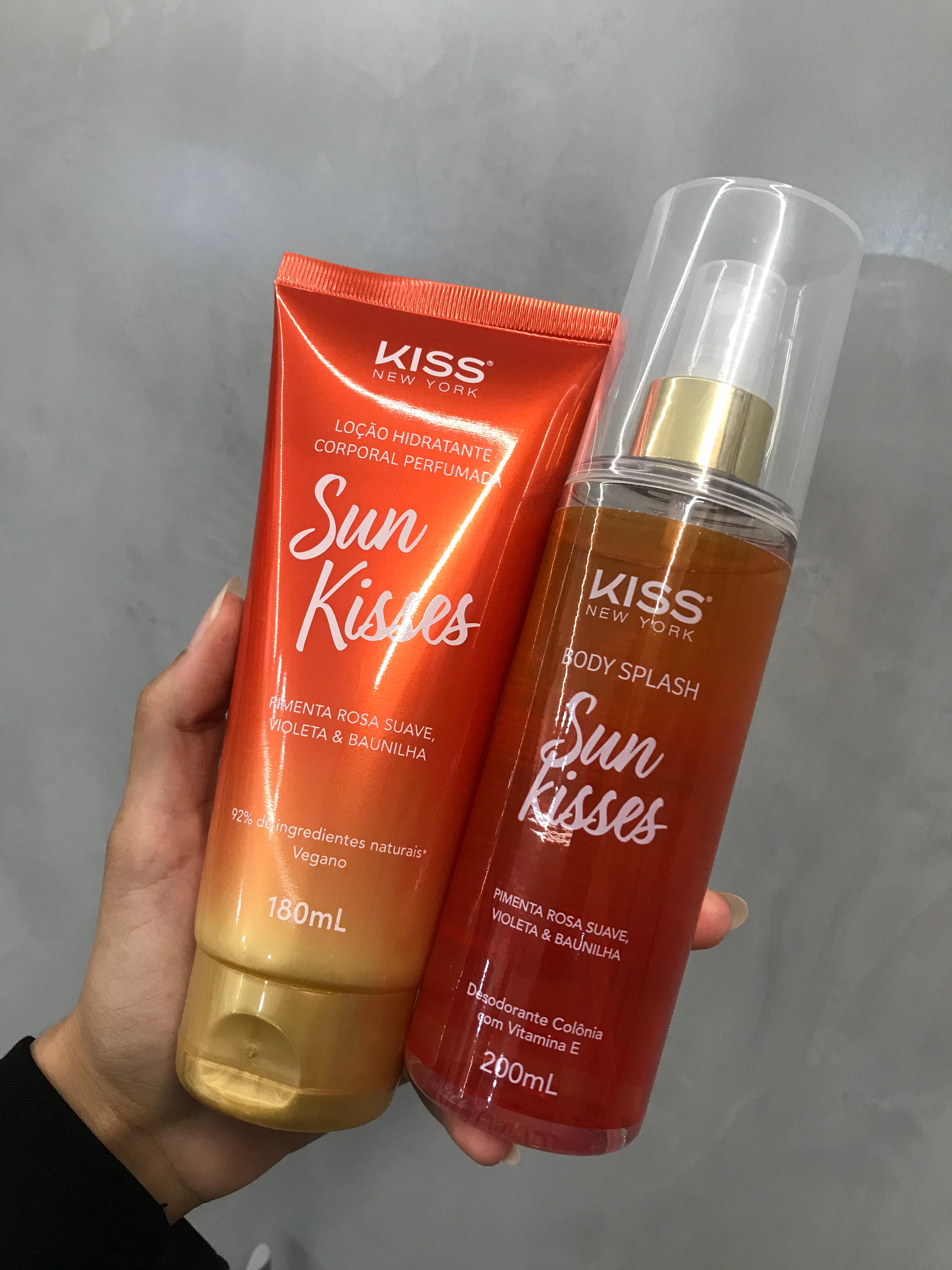 DUO BODY SPLASH + LOÇÃO COPORAL SUN KISSES