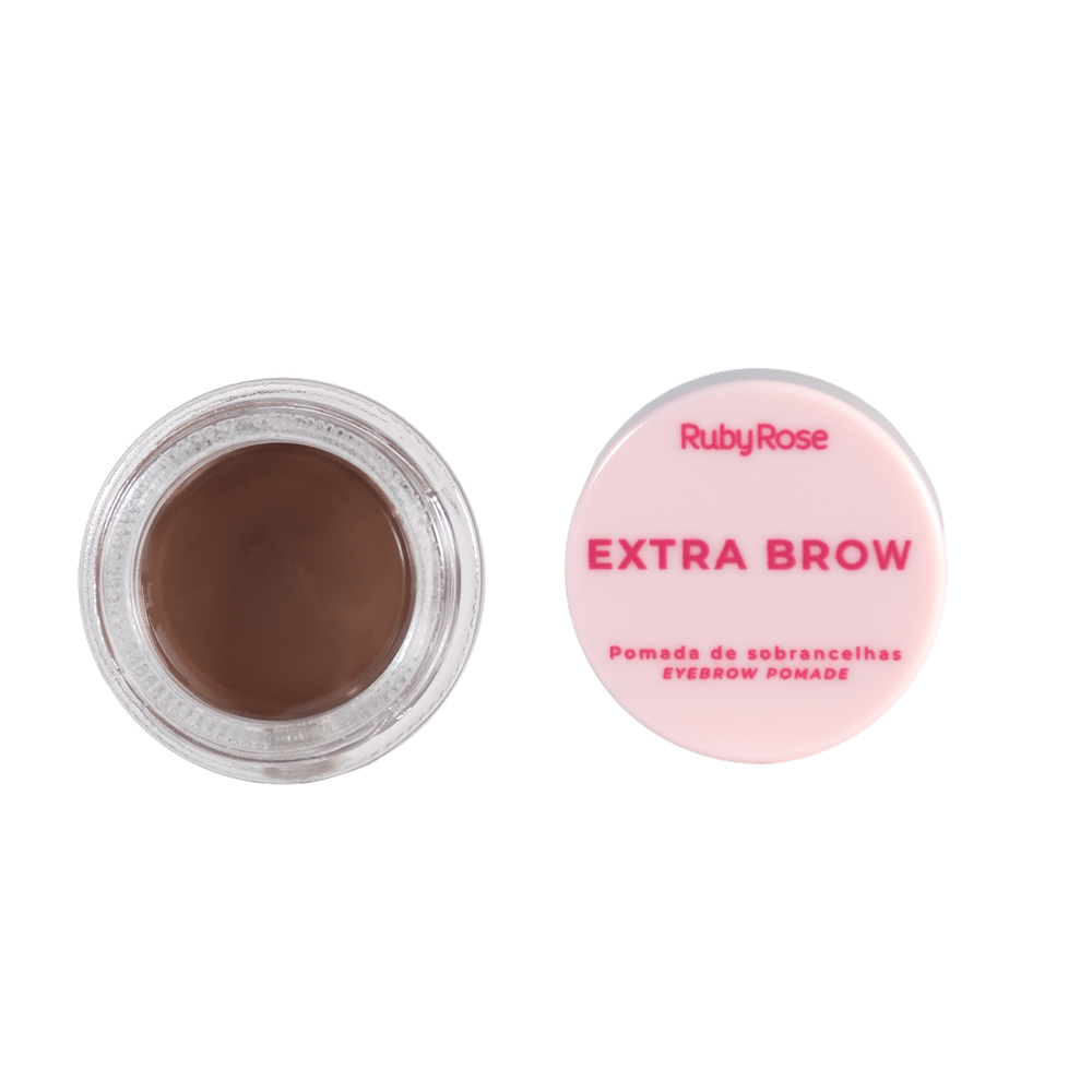 POMADA DE SOBRANCELHAS EXTRA BROWN RUSSET - RUBY ROSE
