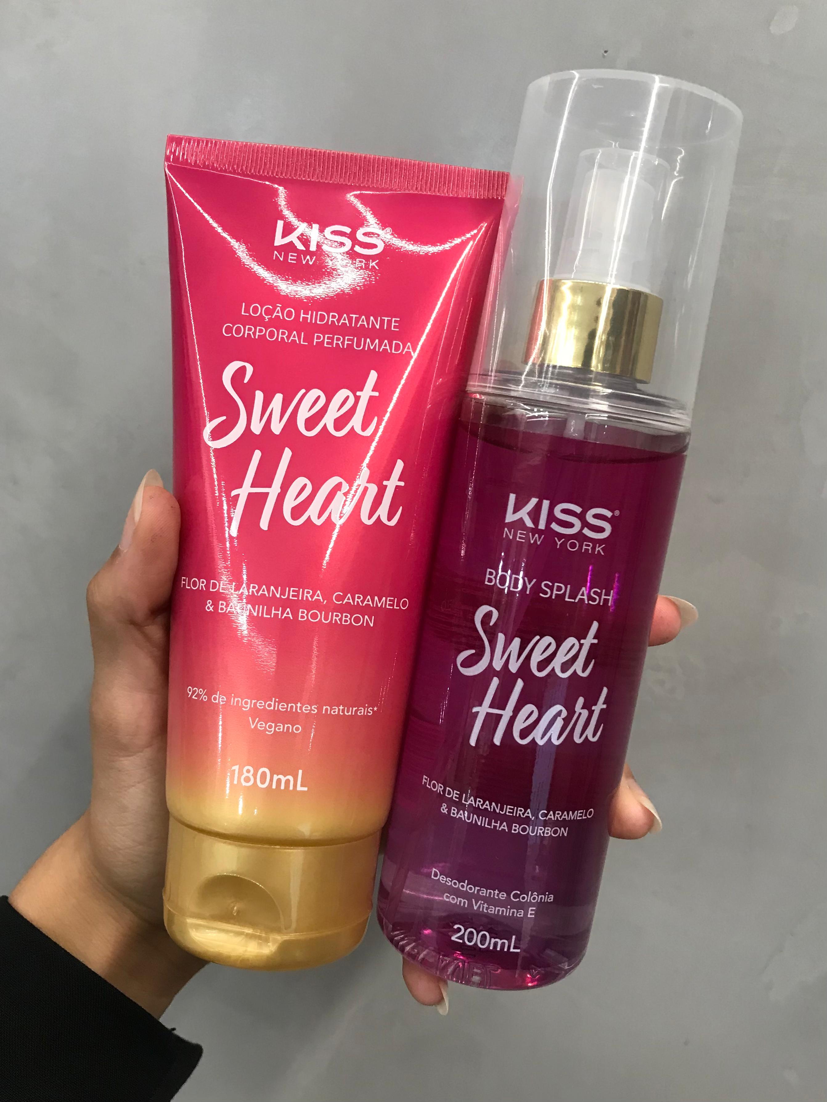 DUO BODY SPLASH + LOÇÃO COPORAL SWEET HEART