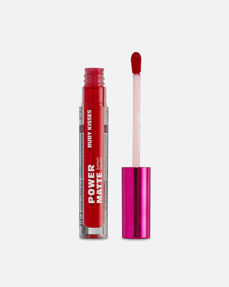 BATOM LÍQUIDO POWER MATTE RUBY KISSES - Desiderata Beauty Store