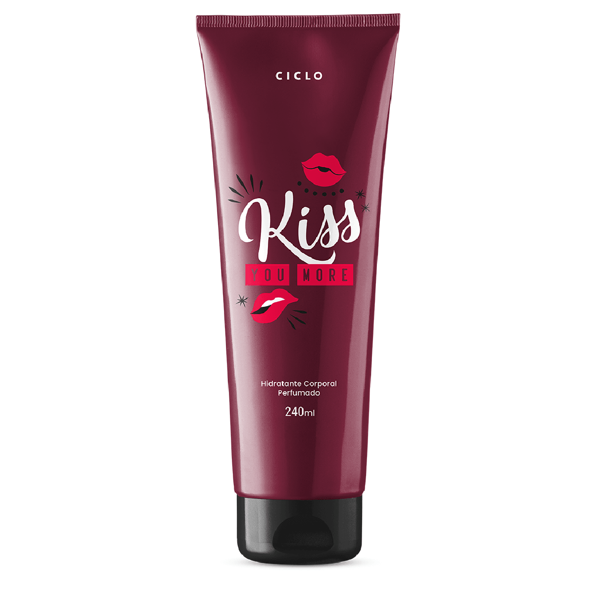 LOÇÃO CORPORAL HIDRATANTE KISS YOU MORE 240ML - CICLO COSMÉTICOS