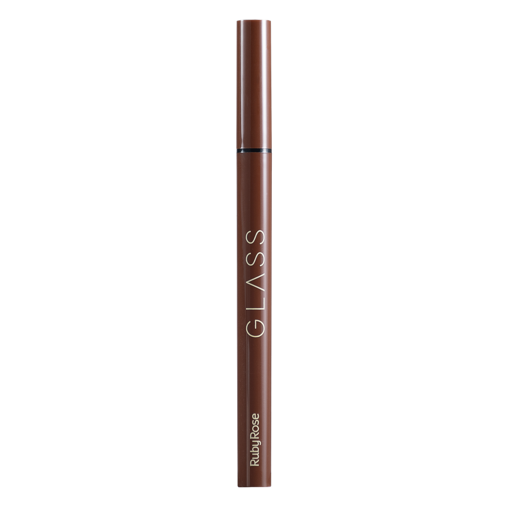 CANETA DELINEADORA MARROM DARK BROWN GLASS - RUBY ROSE