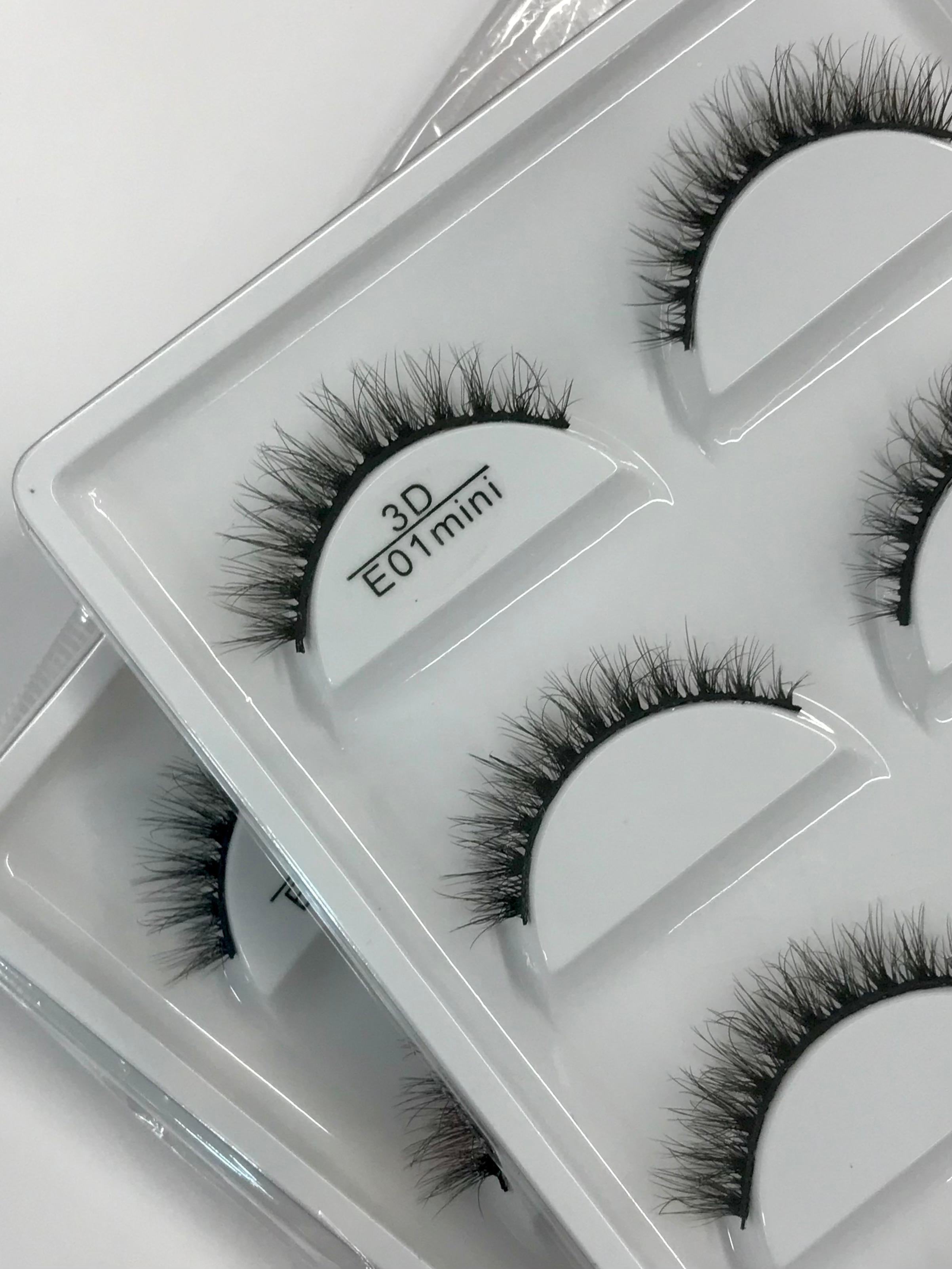 CÍLIOS POSTIÇOS E01 MINI COM 5 PARES