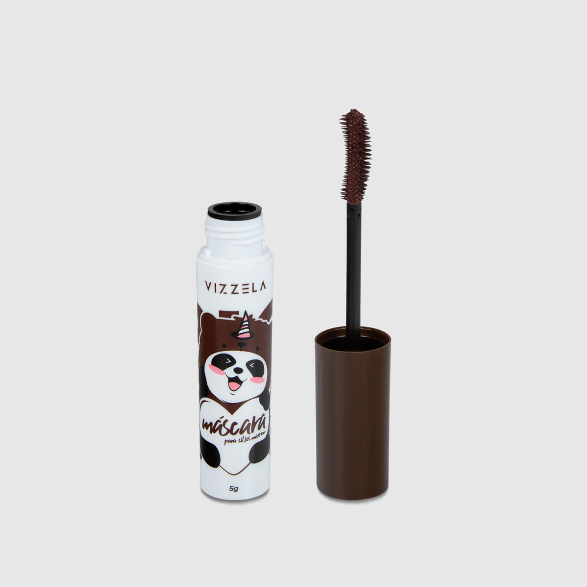 MÁSCARA PARA CÍLIOS BIG NO PANDA BROWN - VIZZELA