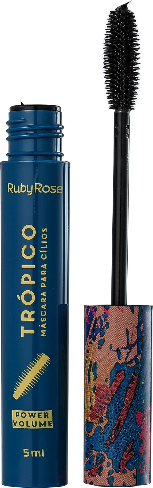 MÁSCARA PARA CÍLIOS POWER VOLUME TRÓPICO - RUBY ROSE