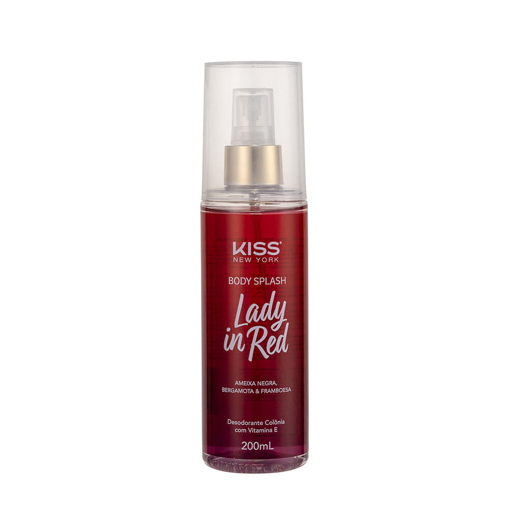 BODY SPLASH LADY IN RED - KISS NEW YORK