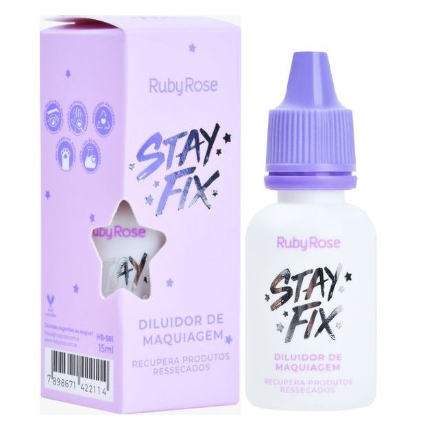 DILUIDOR PARA MAQUIAGENS STAY FIX - RUBY ROSE