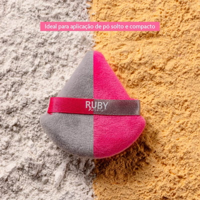 ESPONJA PUFF TRIANGULAR PARA PÓ RUBY KISSES