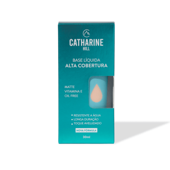 BASE LÍQUIDA ALTA COBERTURA CATHARINE HILL 30ML