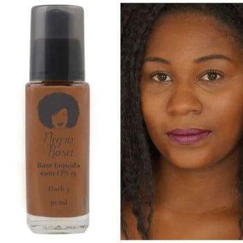 BASE LÍQUIDA NEGRA ROSA FPS15 30ML 
