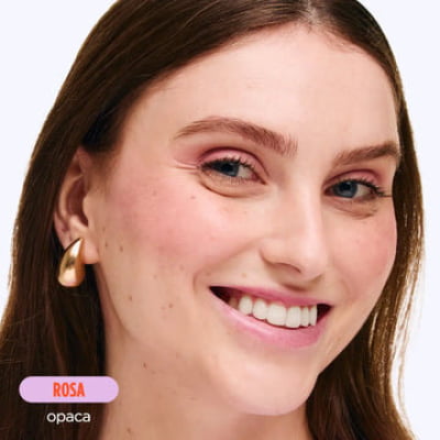 BASTÃO 3 EM 1 (BLUSH / SOMBRA / BATOM ) ROSA FPS 95 - OLLIE