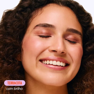 BASTÃO 3 EM 1 (BLUSH / SOMBRA / BATOM ) TERRACOTA FPS 95 - OLLIE