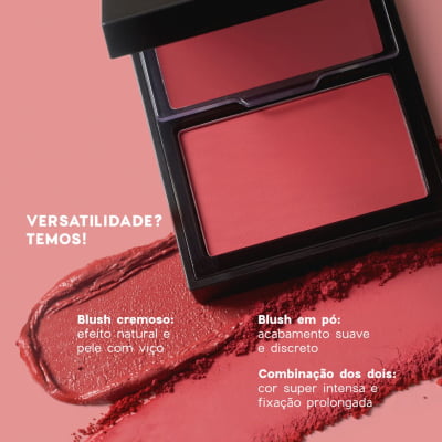 DUO BLUSH (CREMOSO + PÓ) CHERRY PAINT - OCEANE