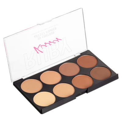 PALETA PARA CONTORNO EM PÓ LIGHT MEDIUM - RUBY KISSES PALETA PARA CONTORNO EM PÓ LIGHT MEDIUM - RUBY KISSES