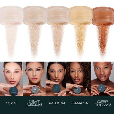 PÓ FACIAL TRANSLÚCIDO MEDIUM - PETRIZI