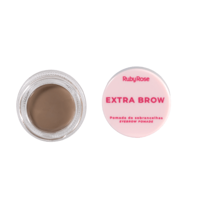 POMADA DE SOBRANCELHAS EXTRA BROWN HAZEL - RUBY ROSE