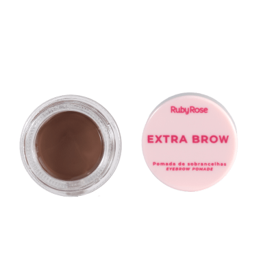 POMADA DE SOBRANCELHAS EXTRA BROWN RUSSET - RUBY ROSE