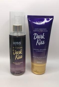 KIT PRESENTEÁVEL BODY SPLASH + LOÇÃO CORPORAL DARK KISS