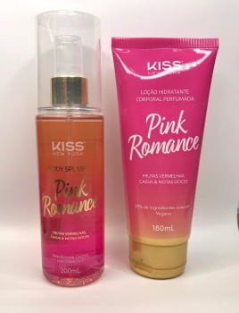 KIT PRESENTEÁVEL BODY SPLASH + LOÇÃO CORPORAL PINK ROMANCE 