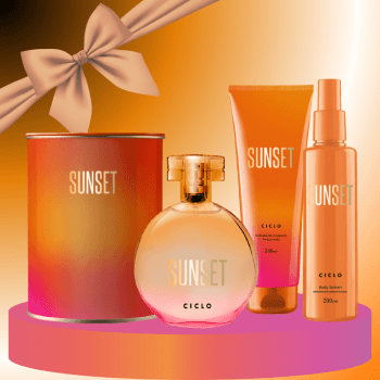 KIT PRESENTEÁVEL SUNSET - CICLO COSMÉTICOS 