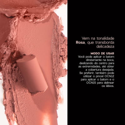 BATOM BALA SOFT MATTE NUDE ROSADO - OCEANE