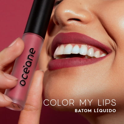 BATOM LIQUIDO MATTE COLOR MY LIPS EDITION HYPE - OCEANE