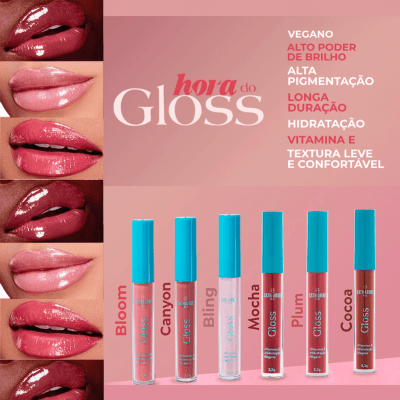 LIP GLOSS ALTO BRILHO MOCHA - CATHARINE HILL