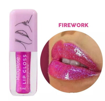 LIP GLOSS GLITTER - RUBY ROSE