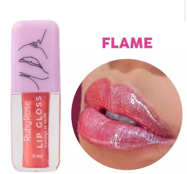 LIP GLOSS GLITTER - RUBY ROSE