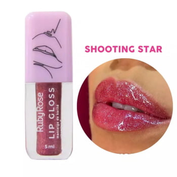 LIP GLOSS GLITTER - RUBY ROSE