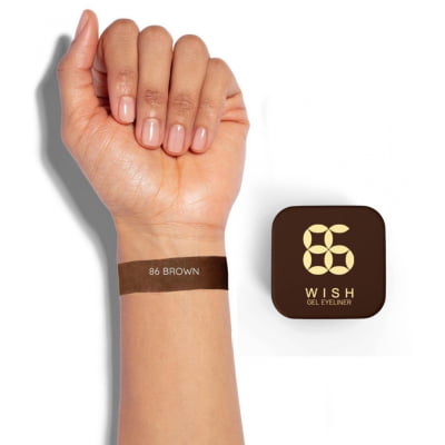DELINEADOR EM GEL WISH PRO BROWN 86 - MICHELLY PALMA