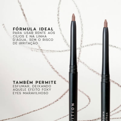 LÁPIS PARA OLHOS RETRÁTIL EYELINER EDITION MARROM - OCEANE