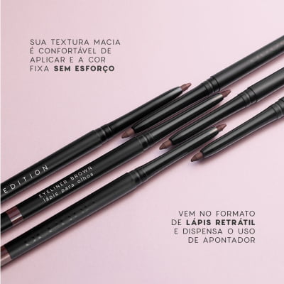 LÁPIS PARA OLHOS RETRÁTIL EYELINER EDITION MARROM - OCEANE