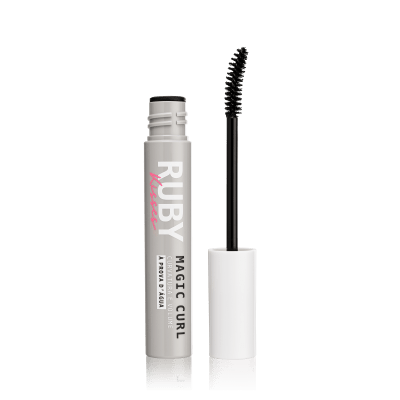 MAGIC CURL MASCARA PARA CÍLIOS  A PROVA DAGUA - RUBY KISSES