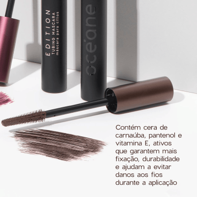 MASCARA PARA CÍLIOS TUBING EDITION BROWN/MARROM - OCEANE