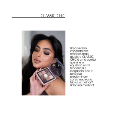 PALETA DE SOMBRAS CLASSIC CHIC - NATHALIA CAPELO