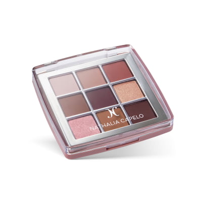 PALETA DE SOMBRAS NUDE GLAM - NATHALIA CAPELO