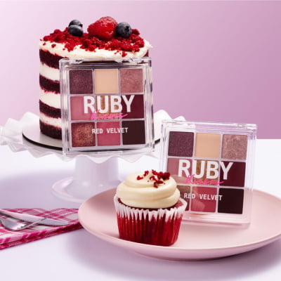 PALETA DE SOMBRAS RUBY KISSES - RED VELVET