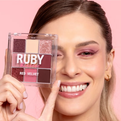 PALETA DE SOMBRAS RUBY KISSES - RED VELVET