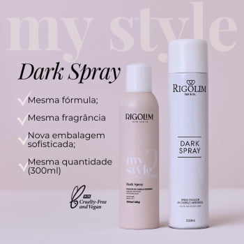 SPRAY FIXADOR DARK - RIGOLIM HAIR AND CO